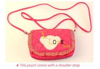   Cute Cosmetics MakeUp Pouch Small Shoulder Bag Purse Wallet  