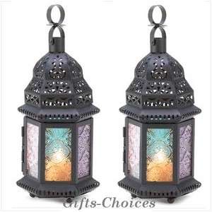 15 Wedding BLACK and Colorful Lantern TABLE DECORATION Event 