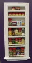 Recessed In the wall Kitchen Spice Rack SR 242  