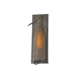  4W Tuscan Vineyard Frosted Amber Wine Bottle Pocket Wall 