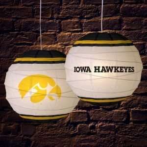  Iowa Hawkeyes Rice Paper 18 Lamp