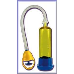   Yellow and Blue Mens Personal Vacuum Pump