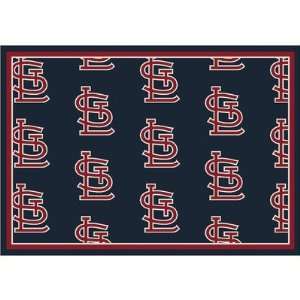   MLB Team Repeat St. Louis Cardinals Baseball Rug Size: 7 8x10 9