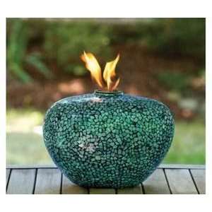   Firepot Cut Shell Fire Pot And Firepot Fuel Gel Patio, Lawn & Garden
