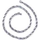   and Handsome Mens Stainless Steel Modern Link 20 Inch Chain Necklace
