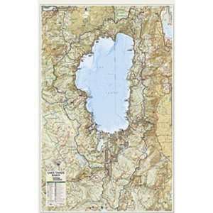   : National Geographic Maps RE01020453 Lake Tahoe Basin: Toys & Games