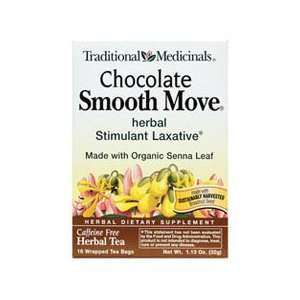   Chocolate Smooth Move Tea   16 Tea Bags: Health & Personal Care