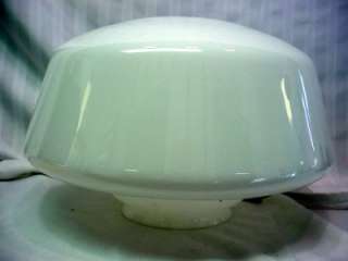   HOUSE LIGHT FIXTURE WHITE GLASS GLOBE WITH CEILING FIXTURE  
