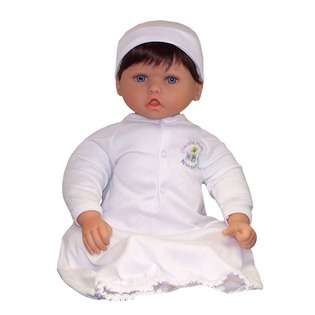Molly P. Original Maines 20 Nursery Baby Doll Toy Dark Brown / Blue 
