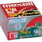 Maxell Normal Bias Audiocassette Multi Pack 7 Pack 90 Minutes Ideal 