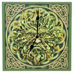  Green Man Lisa Parker Picture Clock 