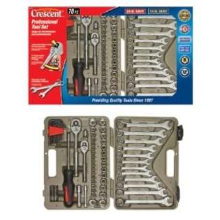   Tools Crescent CTK70MP 70 Piece Mechanics Tool Set with Storage Case