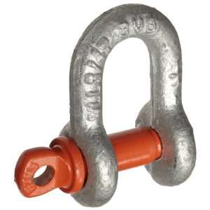 CM M746G Screw Pin Midland Super Strong Chain Shackle, Carbon Steel, 1 