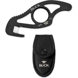 Buck Paklite Guthook Ring Knife Black Traction 499BKG1  