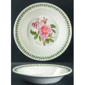   Botanic Roses Rim Soup Bowl, Fine China Dinnerware: Kitchen & Dining