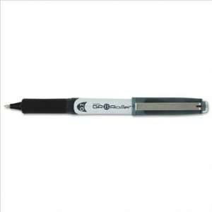  Rollerball Pen, Nonrefillable, 0.7mm, Black Ink, White 