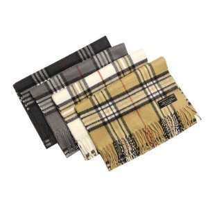   Plaid Tartan 100% Cashmere Scarf Made in Scotland: Everything Else