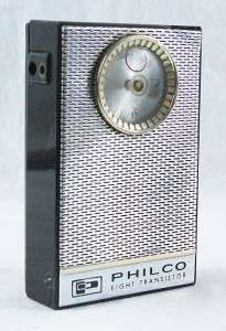 Vintage Philco NT 802BKG AM Transistor Radio Japan  