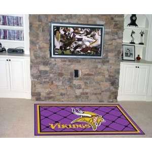 Exclusive By FANMATS NFL   Minnesota Vikings 4 x 6 Rug  