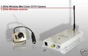 Wireless Mini Security CCTV Color Camera w/ Receiver  