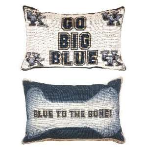 Kentucky Wildcats Blue To The Bone Word Pillow