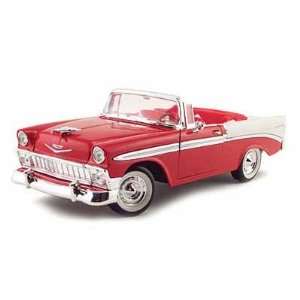  1956 Chevy Bel Air Convertible 1/18 Red: Toys & Games