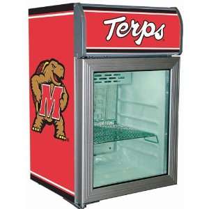    Maryland Terrapins Glass Door Refrigerator
