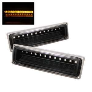  88 98 Chevy C10 Black LED Bumper Lights: Automotive