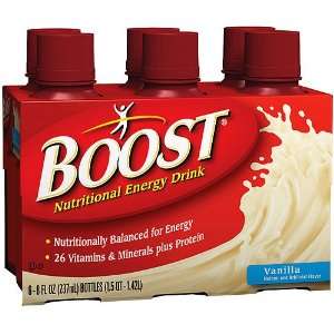  Boost Nutritional Energy Drink, Vanilla, 6ct Health 