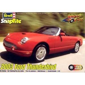  Revell 1924 2003 Ford Thunderbird   Snap Tite   Plastic Model 