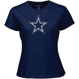 Dallas Cowboys Womens Tops Reebok Dallas Cowboys Womens Logo Premier 