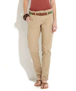 Stone (Stone ) Stone Belted Paperbag Trousers  239512416  New Look