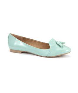 Pale Blue (Blue) Patent Tassel Slipper Shoes  243055245  New Look
