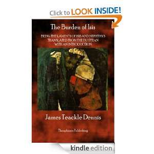 The Burden of Isis James Teackle Dennis   Kindle Store