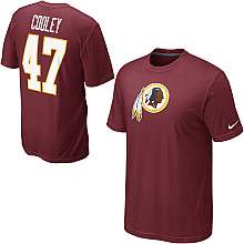 Nike Washington Redskins Chris Cooley Name & Number T Shirt   NFLShop 