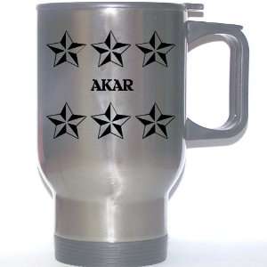   Name Gift   AKAR Stainless Steel Mug (black design) 