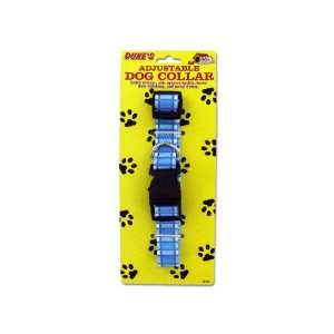  New   Dog collar with plaid design   Case of 24 by dukes 