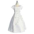 Chic Baby Edge Laced First Communion Dress With Bolero