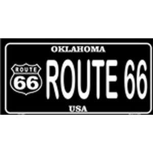 Route 66 Oklahoma License Plate Plates Tag Tags auto vehicle car front
