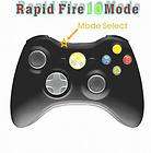New Black Xbox 360 Rapid Fire Modded Controller 10 mode For MW3 GOW3