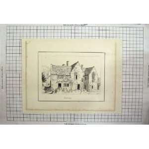  Broadway Old Hous Plate 14 Stain Glass Windows Print