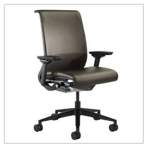  Steelcase Think Chair(R)   Leather, color = Soapstone 