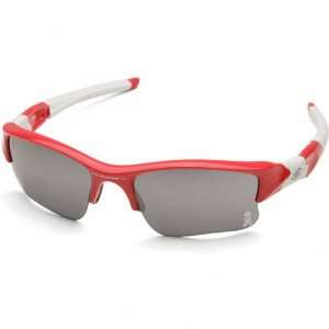 Oakley Washington Nationals Red Gray Flak Jacket XLJ Sunglasses 