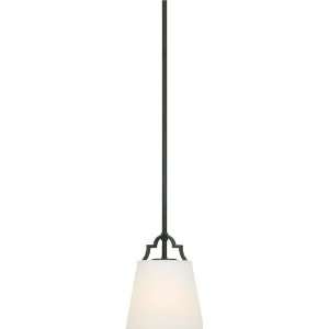   Mini Pendant with Opal Etched Glass, Teco Marrone: Home Improvement