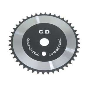    Bicycle Chainring Compact Disc 44t Chrome/Black