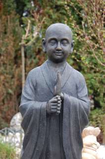 Skulptur Mönch Buddha Antik Gartenfigur Asien Neu  