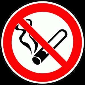 Aufkleber Rauchverbot nicht Rauchen Zigarettenverbot  
