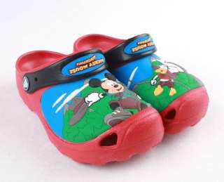 Disney Mickey Mouse Custom Clog Kids Crocs Sandals NWT  
