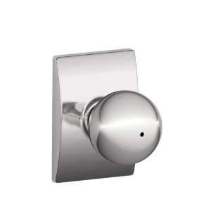  Schlage F40ORB625CEN F Series Polished Chrome Privacy 