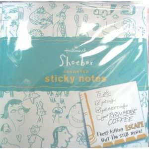    Hallmark Shoebox SHX2020 Assorted Sticky Notes